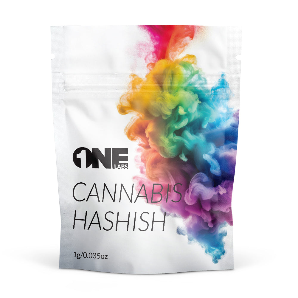 White Stand-Up Cannabis Concentrate Pouches